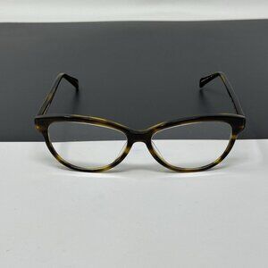 Corinne McCormack Eyeglasses Frames Brown Cat Eye Full Rim 52-14-140 Marge